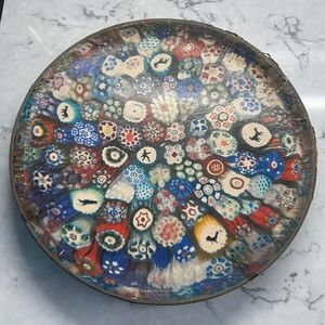 Vintage 1967 Springbok Baccarat Millefiori Paperweight Circular Puzzle (incomp.)